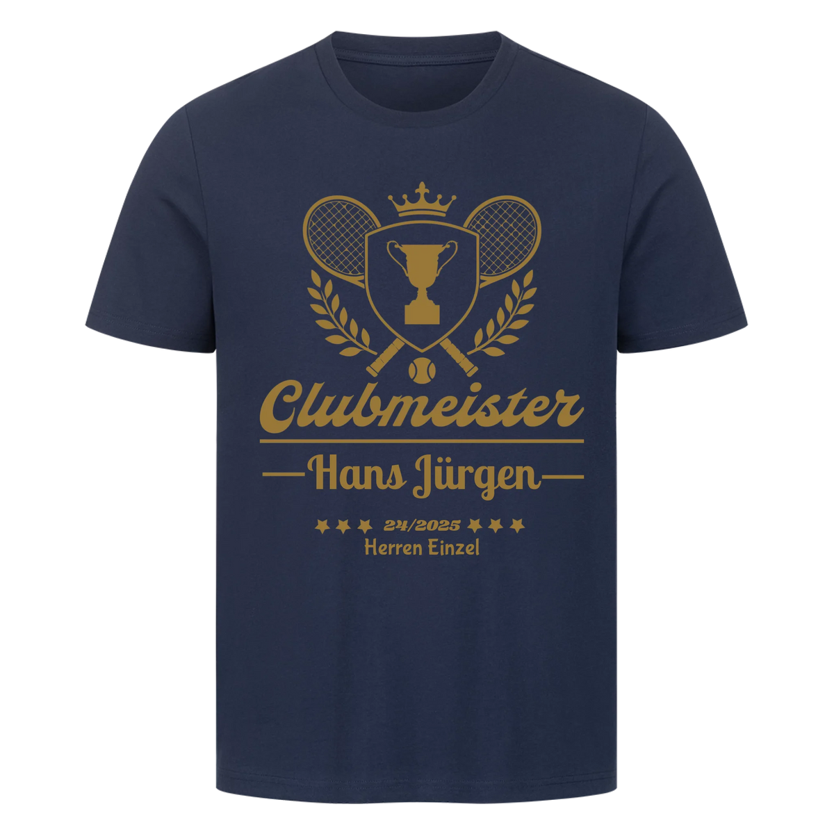 Clubmeister Classic auf T-Shirt, Farbe marineblau