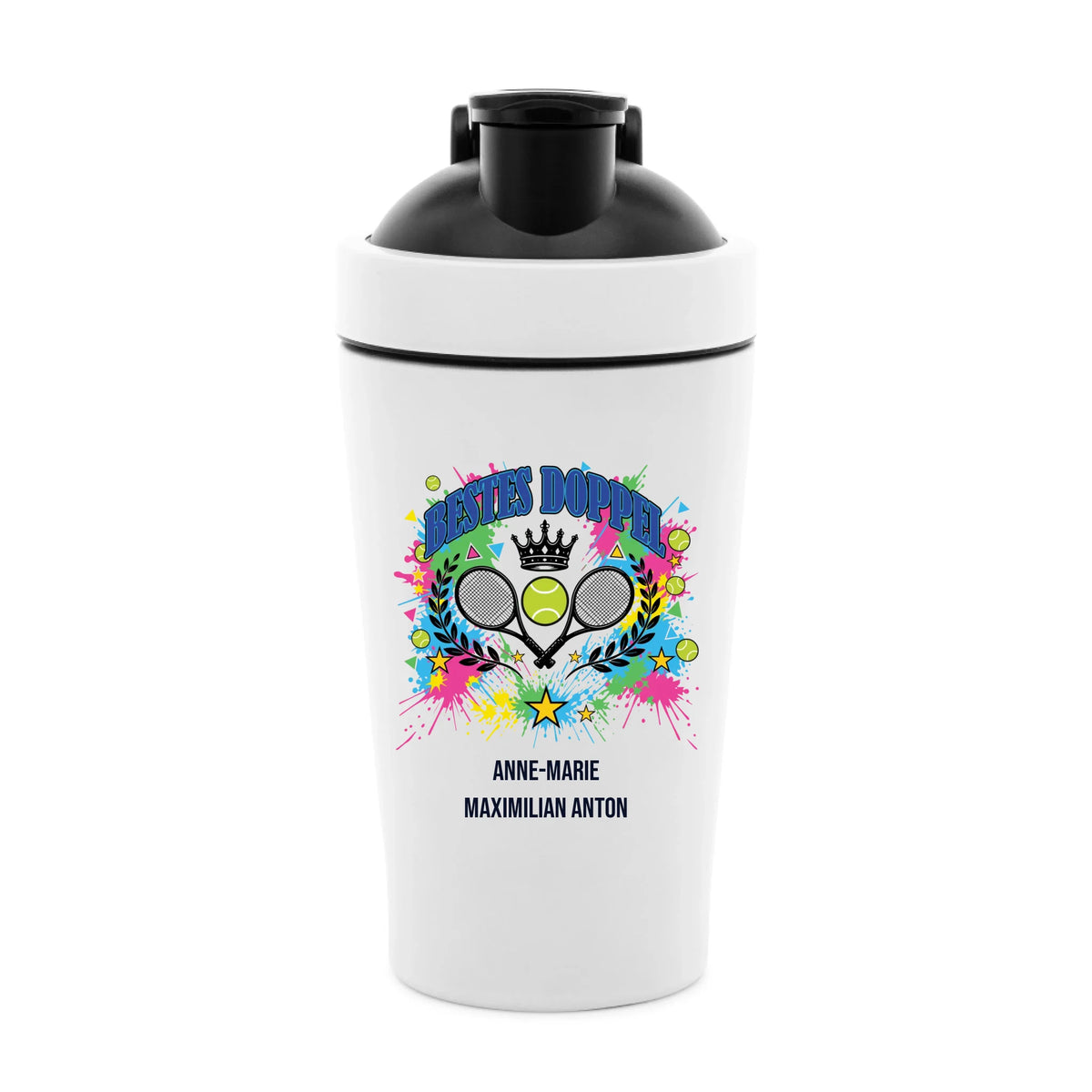 Bestes Doppel auf Shaker, Farbe weiß