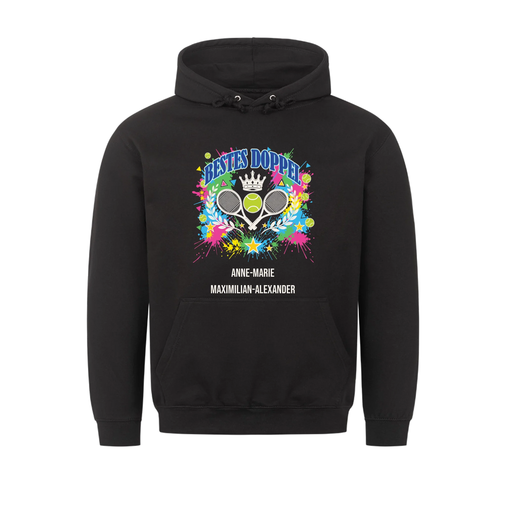 Bestes Doppel auf Hoodie, Farbe schwarz