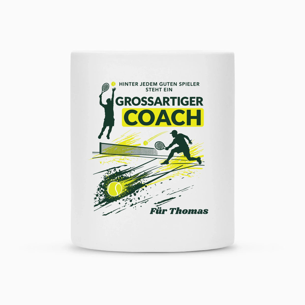 Großartiger Coach auf Tasse, Farbe weiß