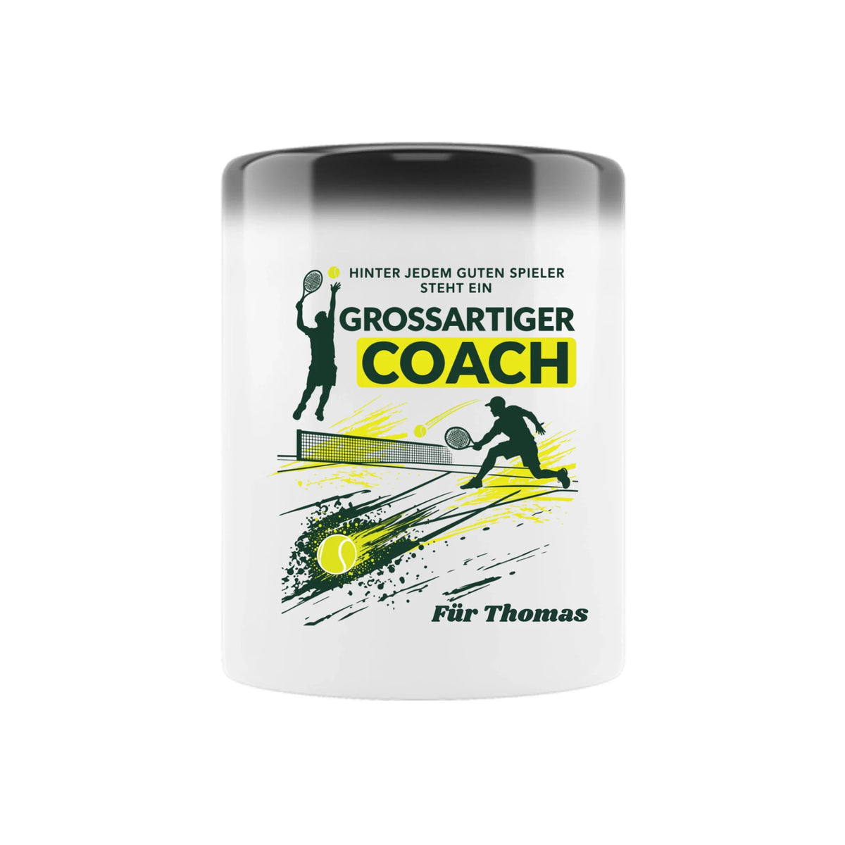Großartiger Coach auf Zaubertasse, Farbe schwarz