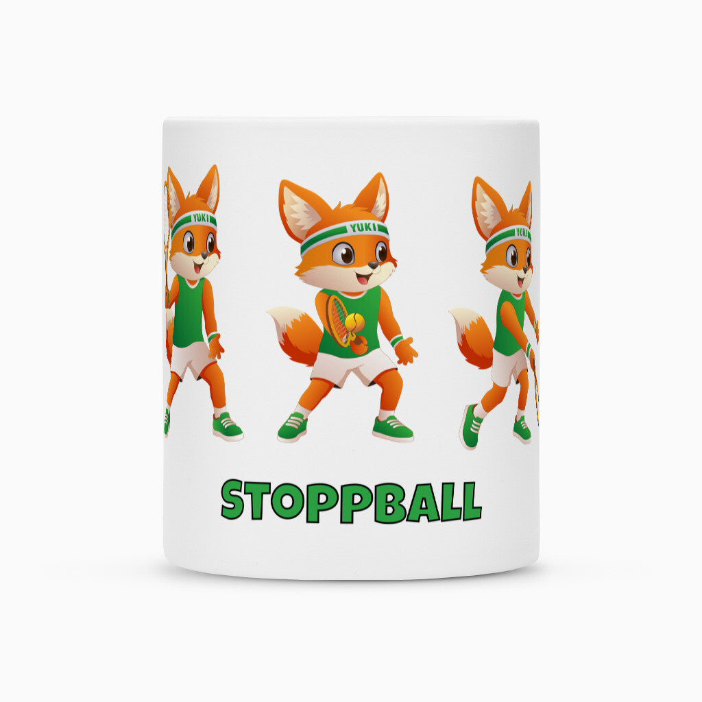 Yuki Stoppball auf Tasse, Farbe weiß