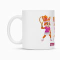 Yuna Stoppball auf Tasse, Farbe weiß