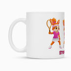 Yuna Stoppball auf Tasse, Farbe weiß