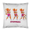 Yuna Stoppball auf Kissen, Farbe weiß