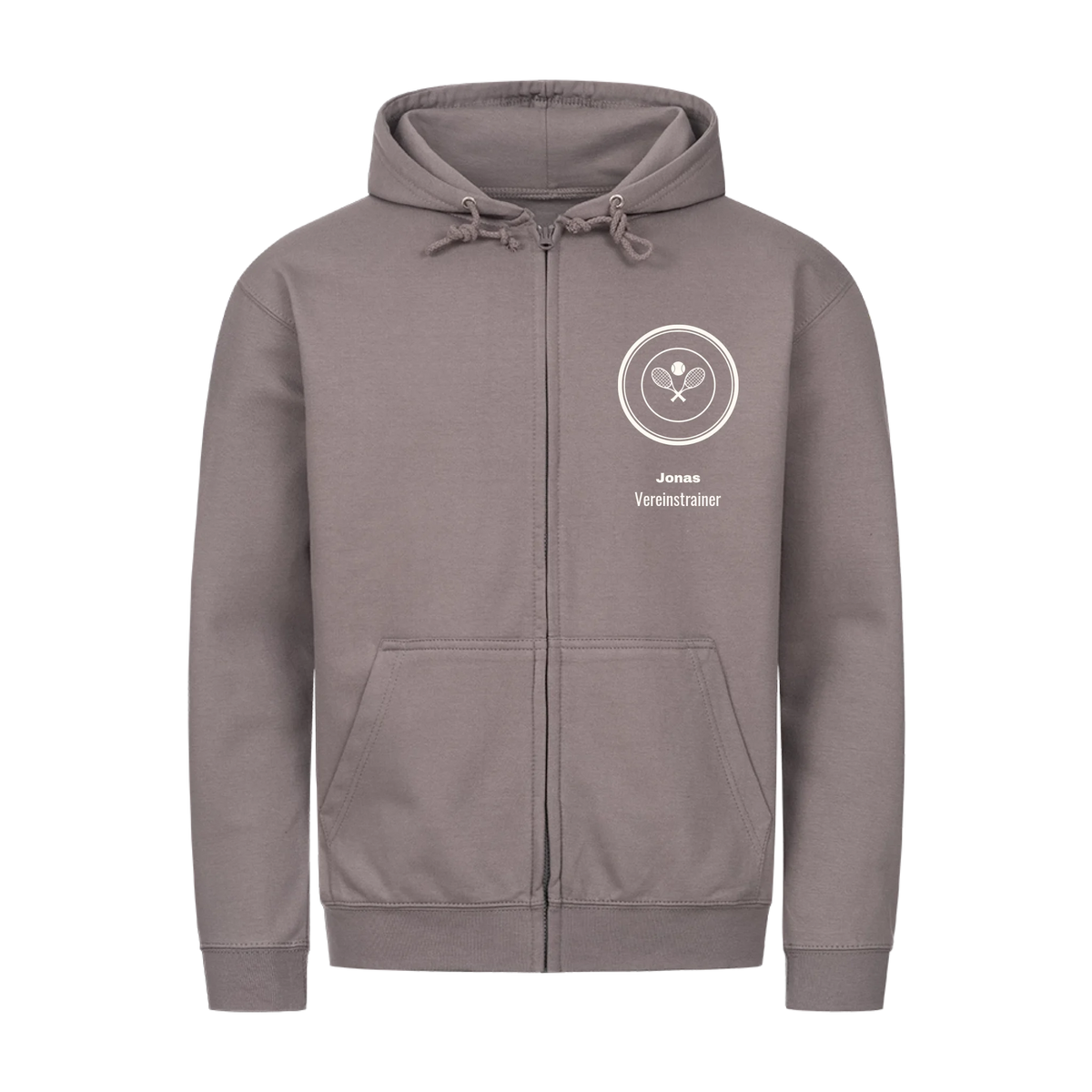Zip-Hoodie, Vereinslogo hochladen