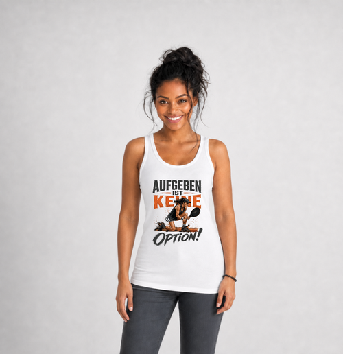 Aufgeben ist keine Option Spielerin Tanktop von Court Vibes