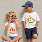 Tennis lernen mit Yuki und Yuna, Bio Kinder-Shirt von Court Vibes