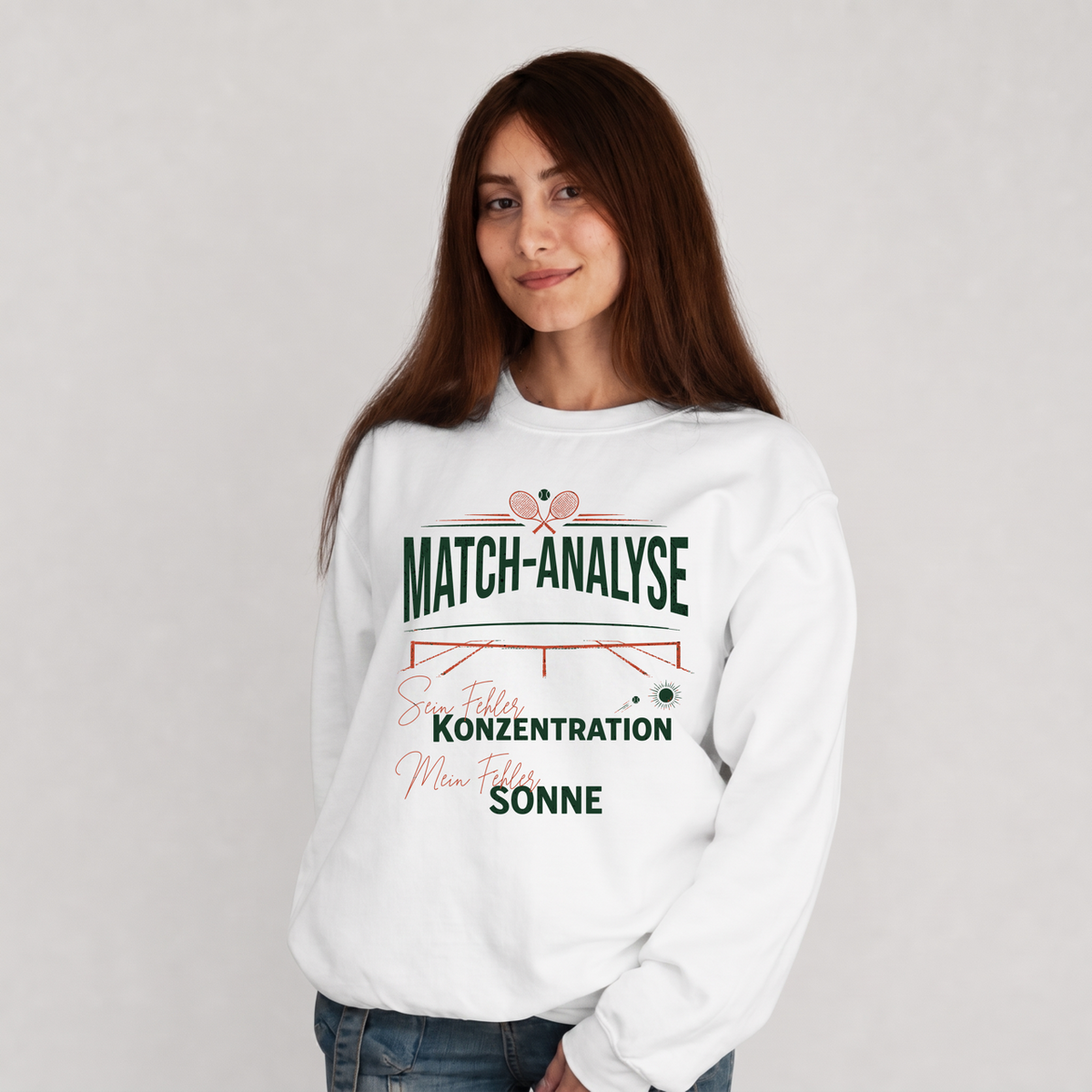 Match-Analyse Sweatshirt von Court Vibes
