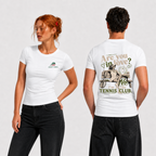 Tennis Club Girl auf T-Shirt