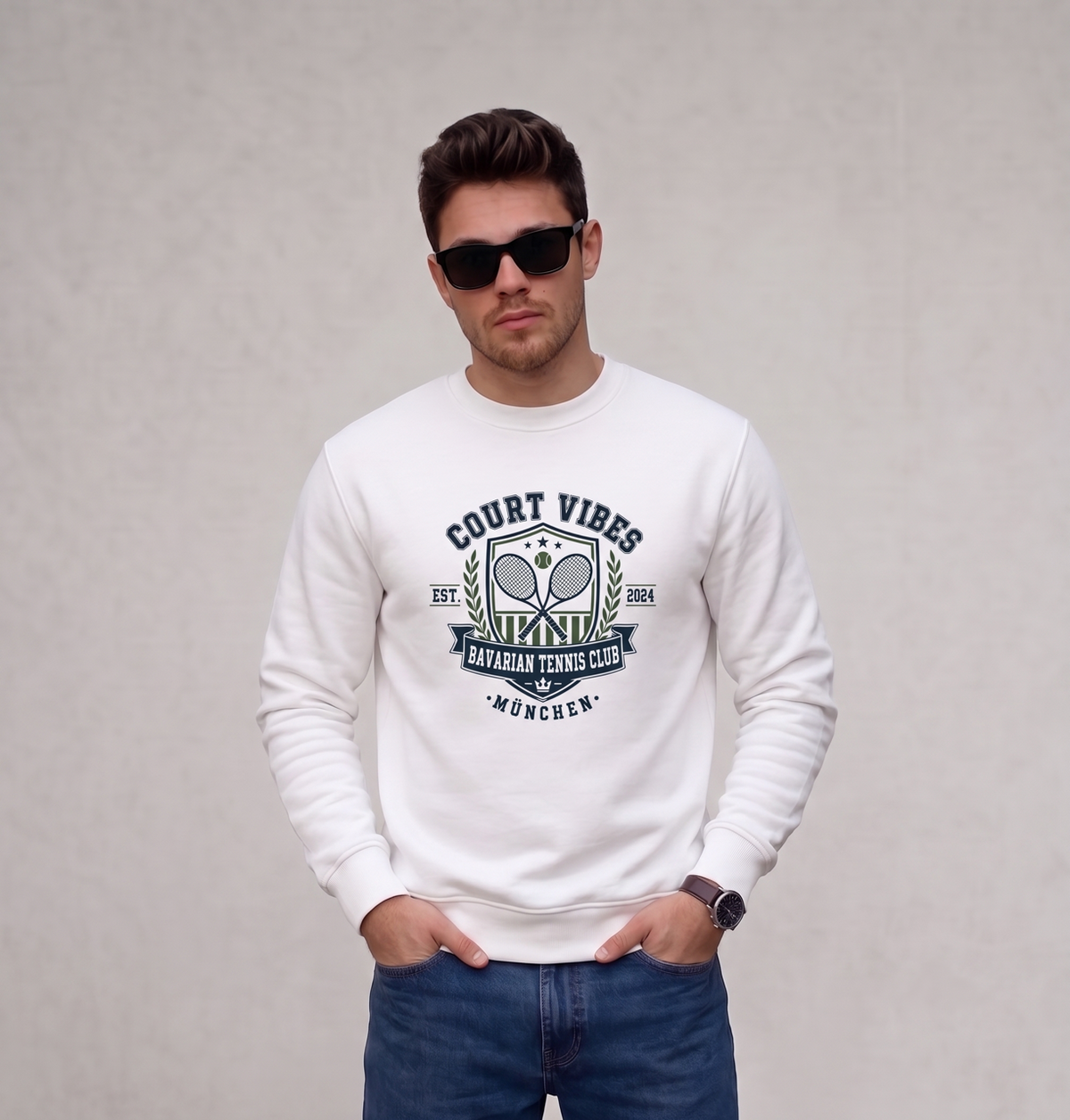 Bavarian Tennis Club München Sweatshirt von Court Vibes
