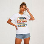 Tennismama Snacks & Support Retro Shirt, T-Shirt von Court Vibes
