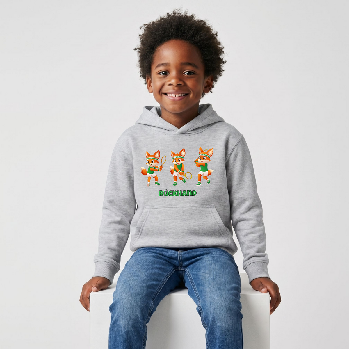 Yuki Rückhand, Kinder-Hoodie von Court Vibes