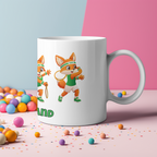 Yuki Vorhand Motiv auf Tasse von Court Vibes