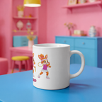 Yuna Vorhand auf Tasse
