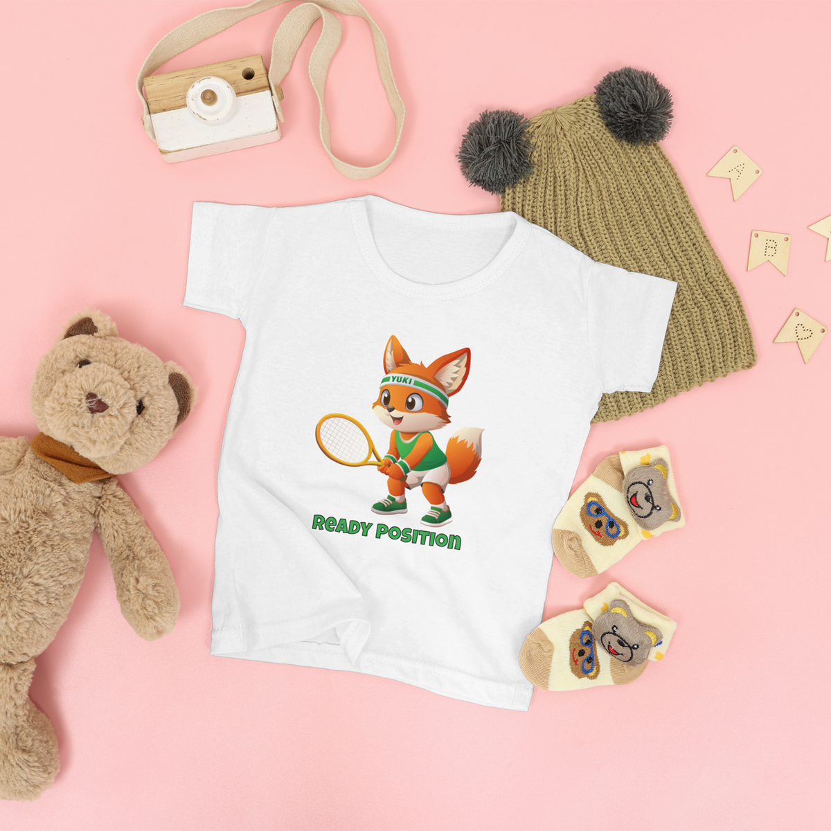 Yuki Ready Position Baby-Shirt von Court Vibes