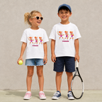 Yuna Vorhand auf Kinder-Shirt