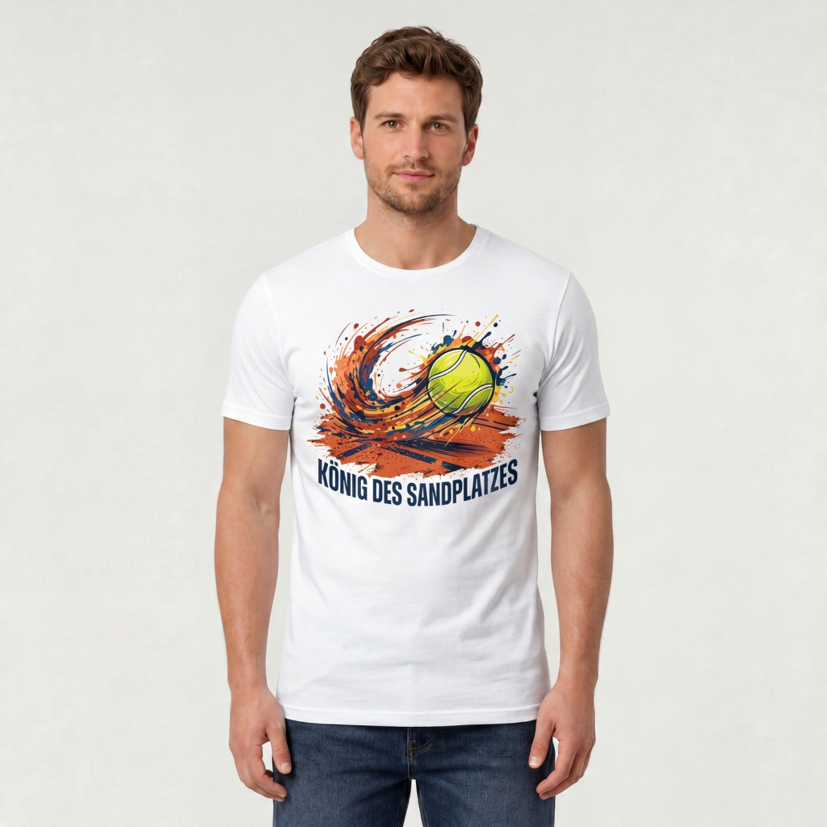 König des Sandplatzes auf T-Shirt