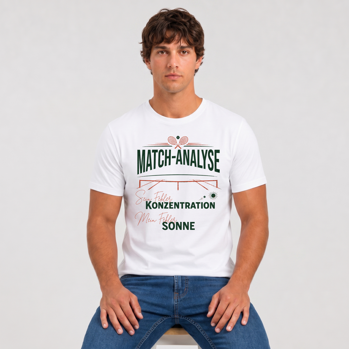 Match-Analyse T-Shirt von Court Vibes