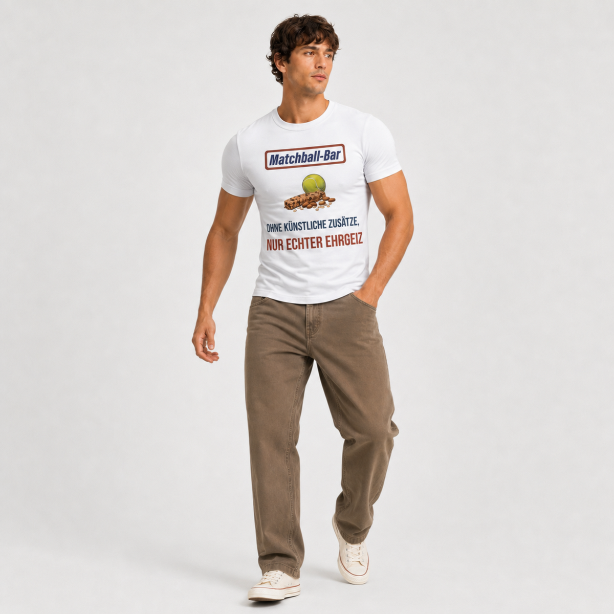 Nur echter Ehrgeiz auf T-Shirt