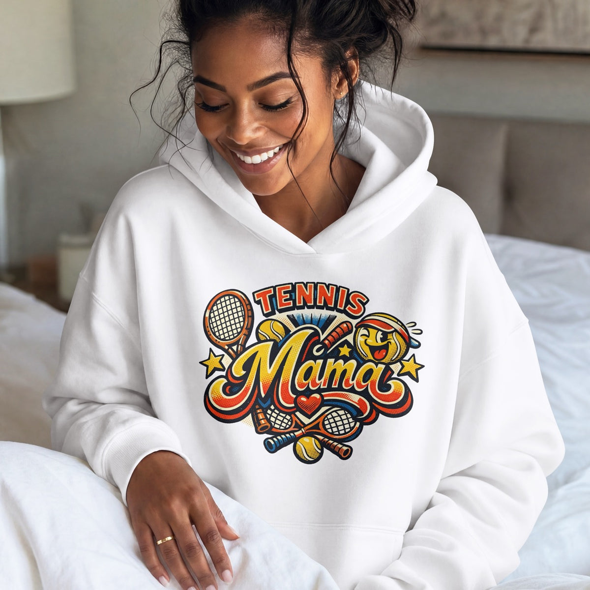 Tennismama Kult Oversized Hoodie von Court Vibes