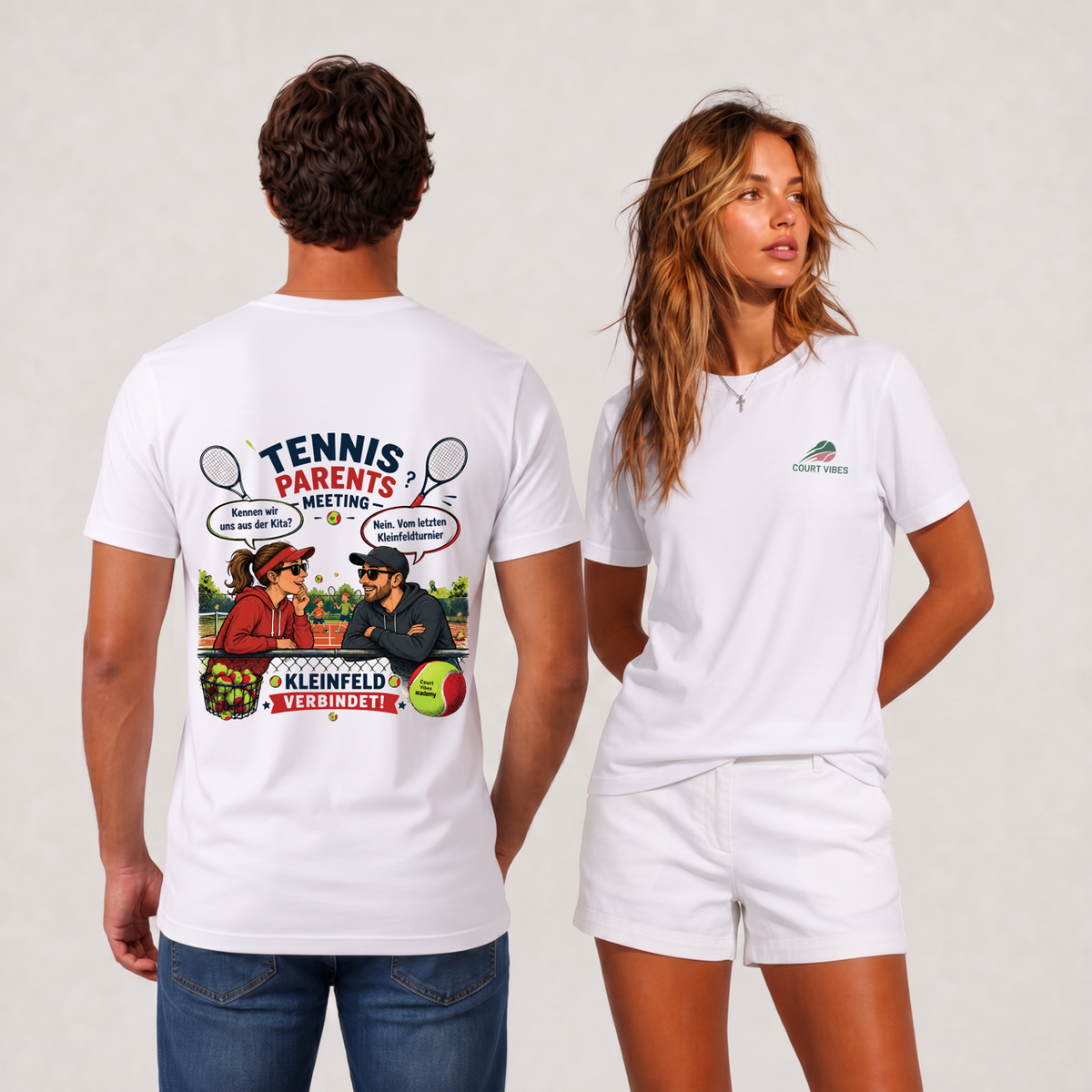 Tennis Parents Meeting Shirt, T-Shirt von Court Vibes