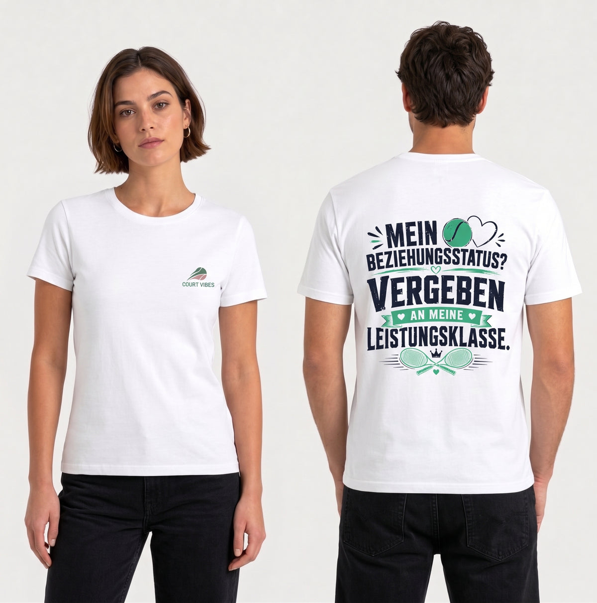 Beziehungsstatus, T-Shirt von Court Vibes