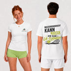 Wasserrohrbruch auf T-Shirt