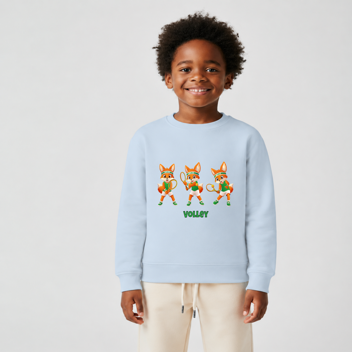 Yuki Volley auf Kinder-Sweatshirt