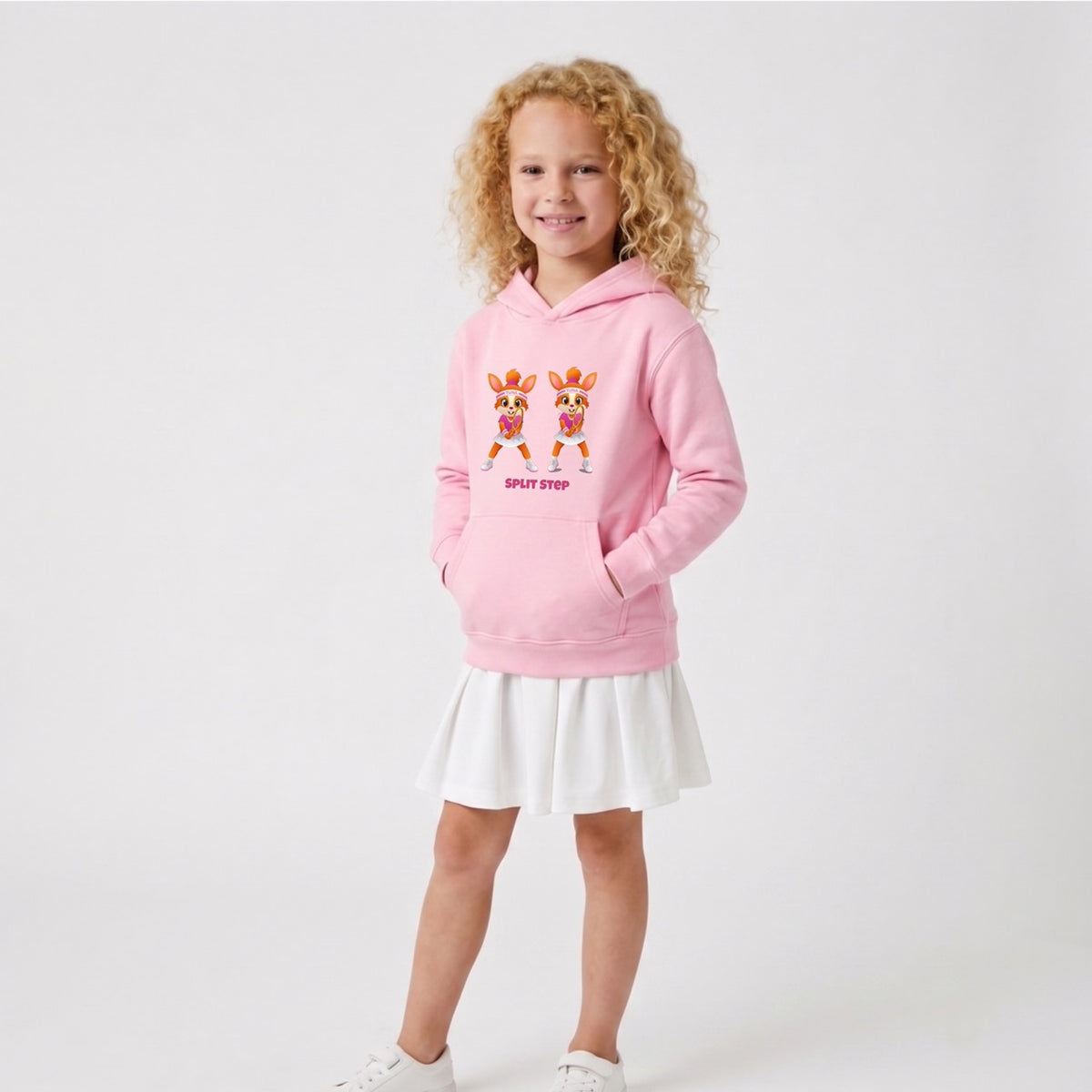 Yuna Split Step auf Kinder-Hoodie