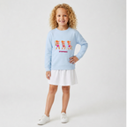 Yuna Stoppball auf Kinder-Sweatshirt