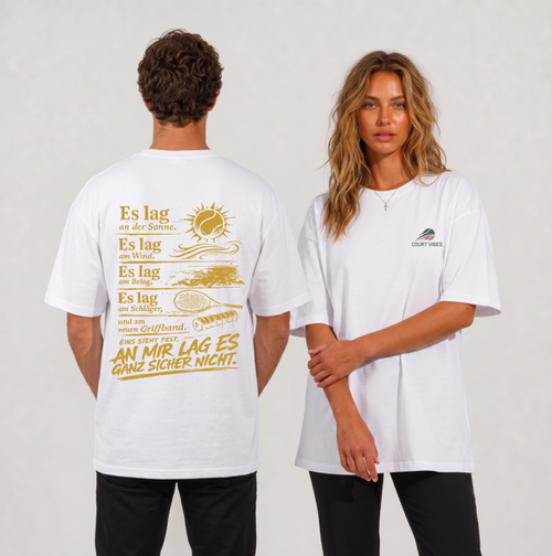 An mir lag es nicht Gold, Oversized Shirt von Court Vibes